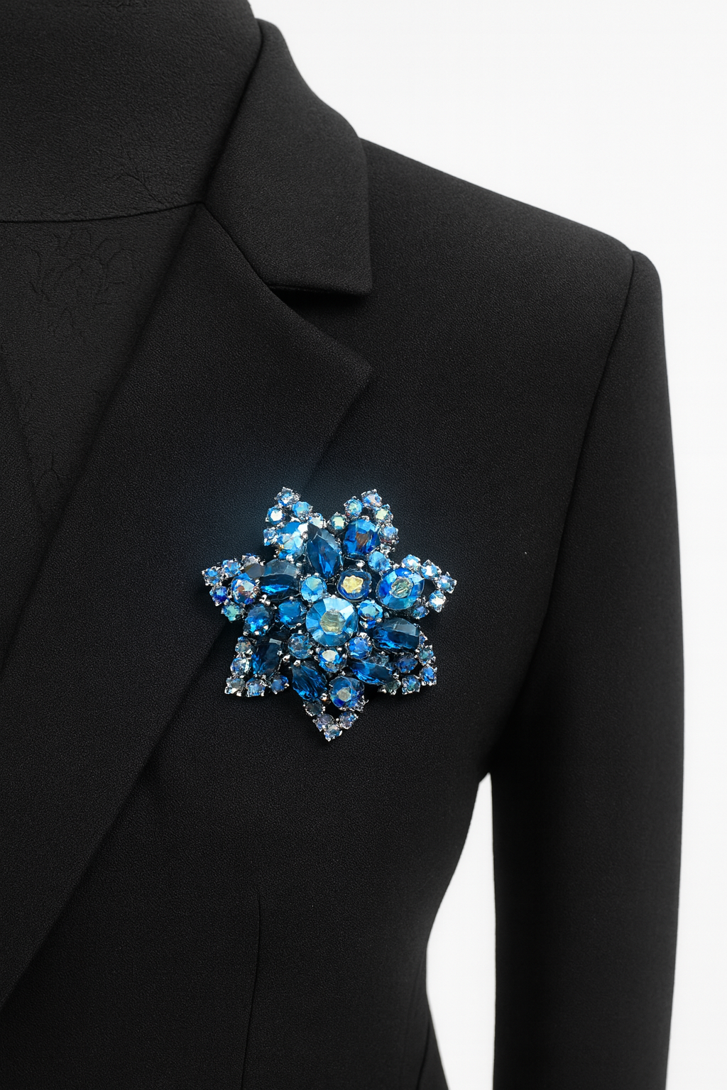 Sapphire Stardust Brooch