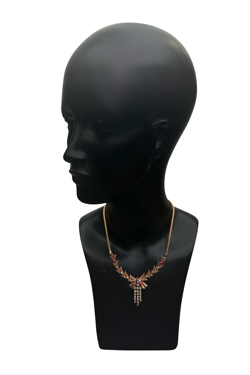Golden Ember Blossom Necklace