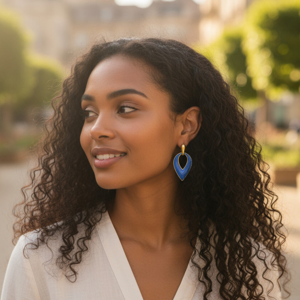 Azure Bloom Earrings