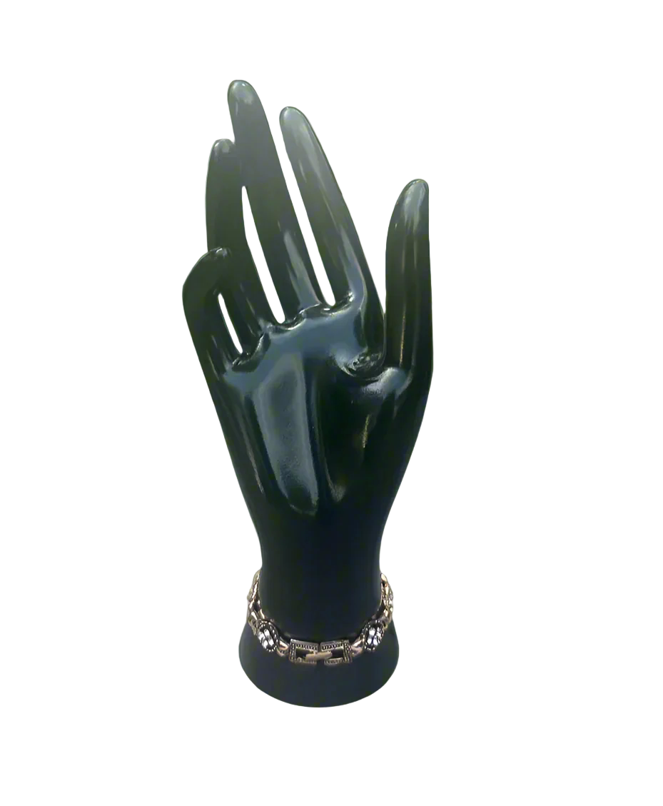 Emerald Elegance Vintage Bracelet