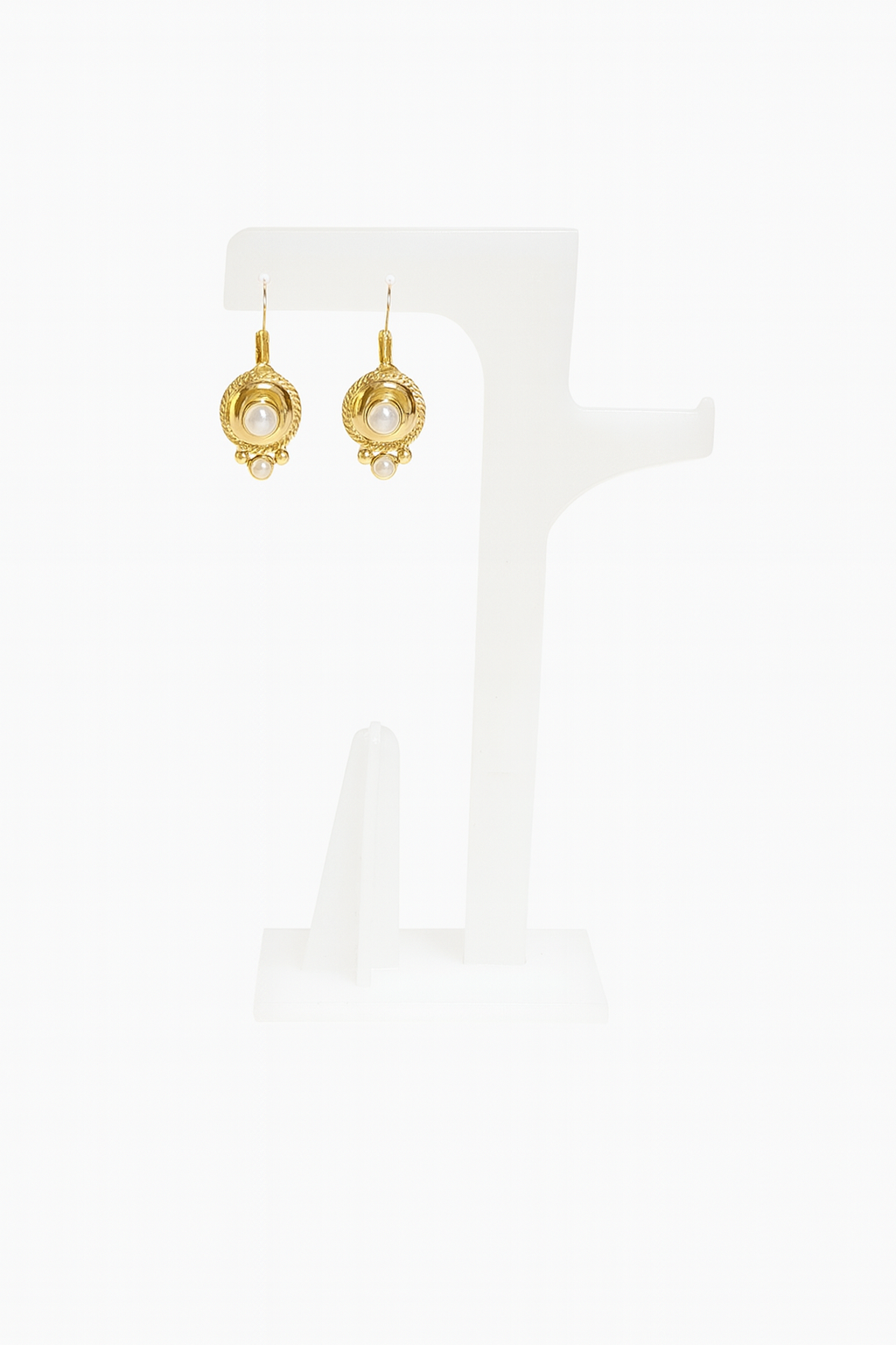 Gilded Pearl Empress Earrings