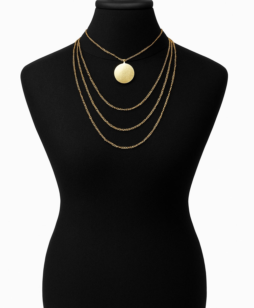 The Gilded Glimmer Necklace