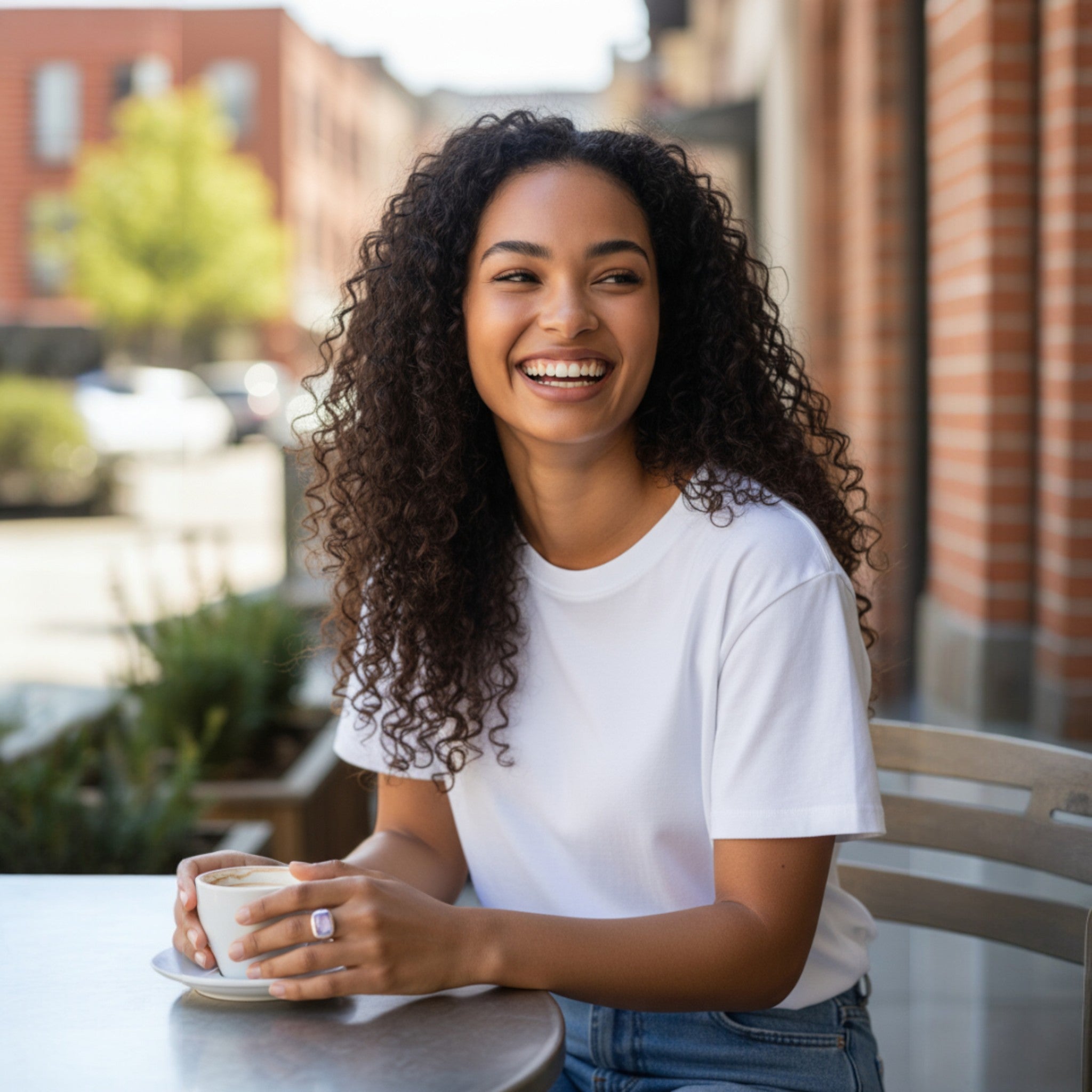 Lavender Sliver band Ring